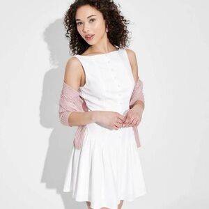 Wild fable Target drop waist linen dress XXS